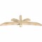 Ekena Millwork Davenport Rough Sawn Timber Gable Bracket, Douglas Fir, 72"W x 24"H x 4"D x 4"F, 8/12 Pitch GBW072X24X0404DAV00RDF - alternate 2